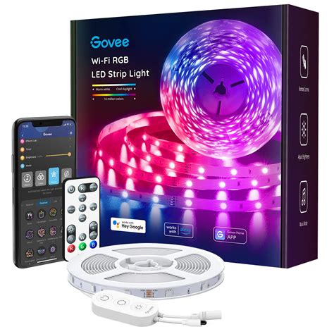 Amazon.com: Govee Smart LED Strip Lights, 16.4ft .